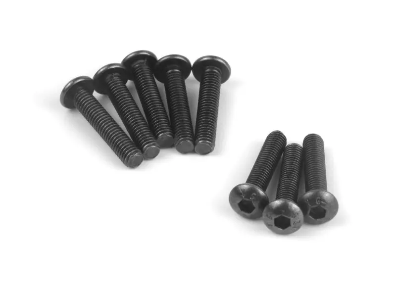 Maverick RC Button Head Screw M3x15mm (Hex/Socket/8pcs)