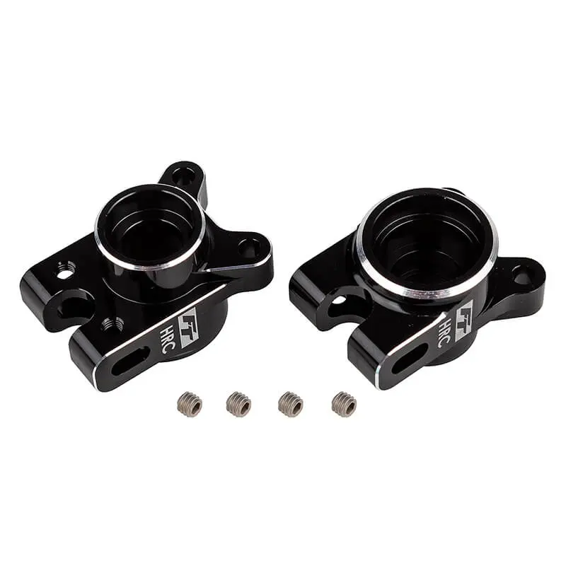 Team Associated Ft Rc10B7 Rear Hub Set Hrc Black Aluminium