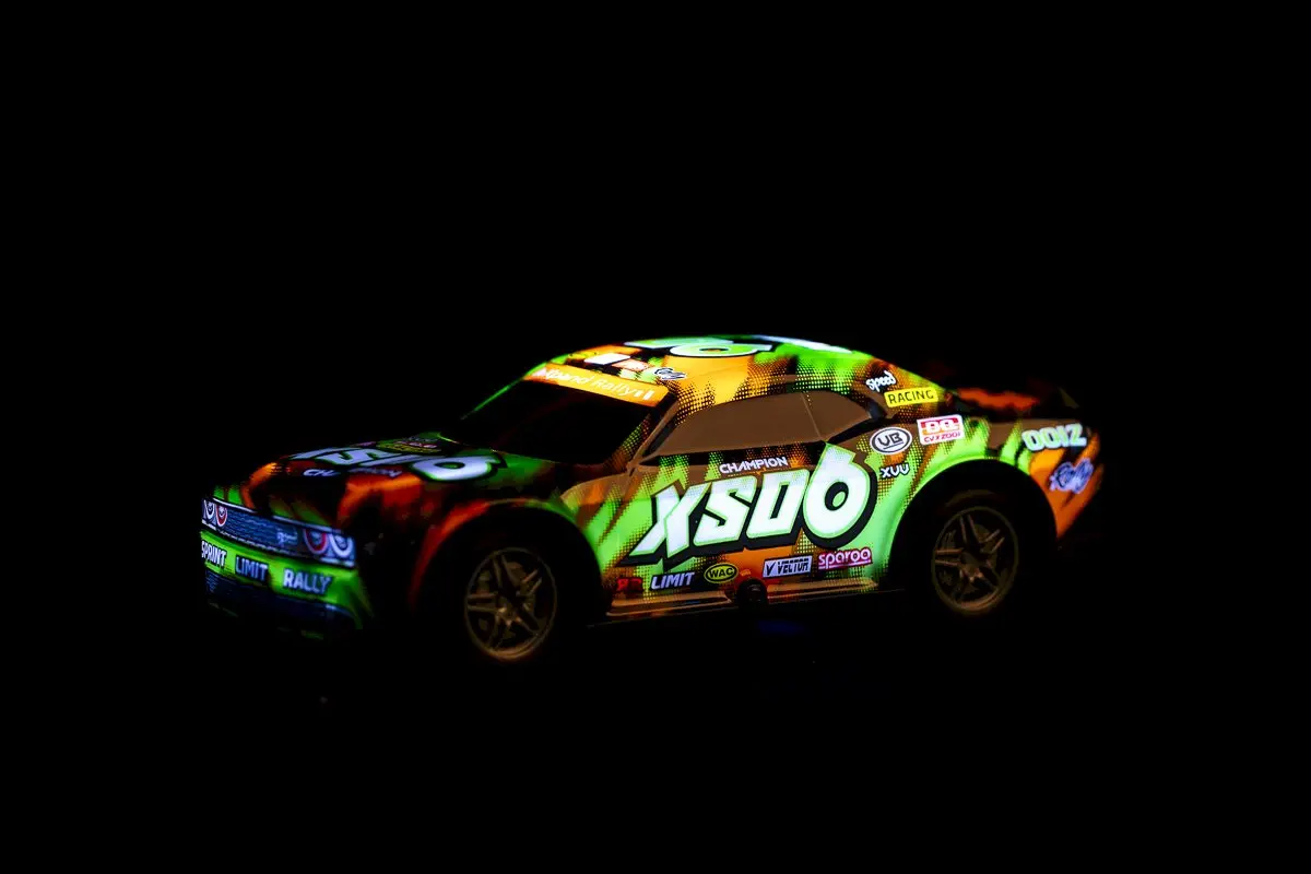 TEC-TOY Roar SXO6 with Lights RC 1:22 2.4GHz - Green/Orange