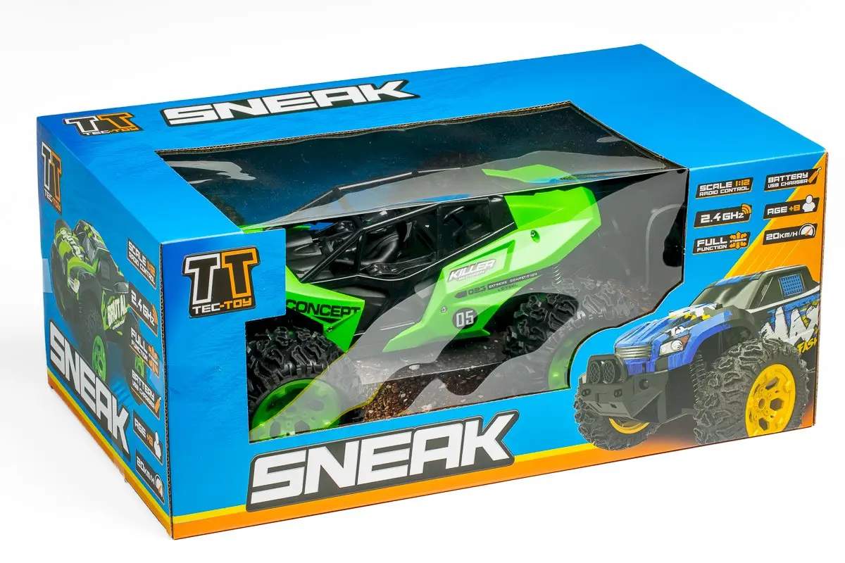 TEC-TOY Sneak Killer RC 1:12 2.4GHz 7.4V 500mAh - Green