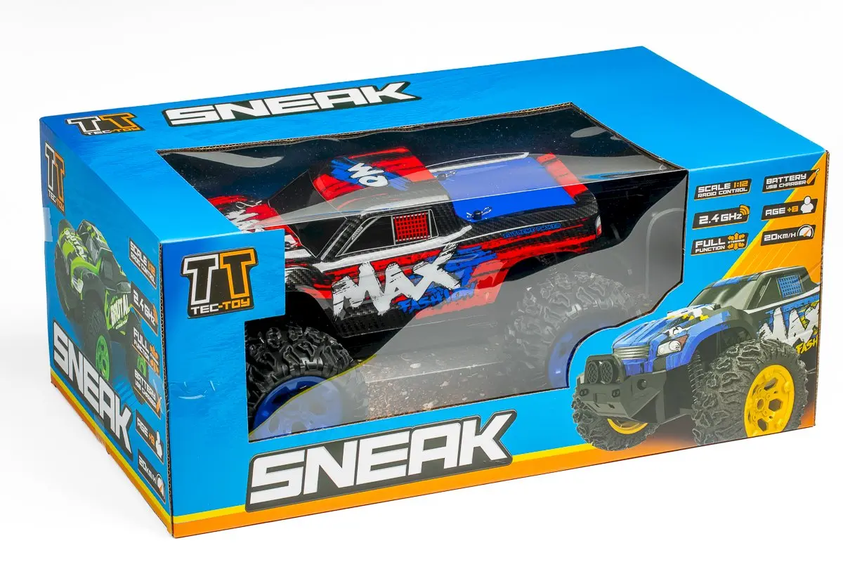 TEC-TOY Sneak Max RC 1:12 2.4GHz 7.4V 500mAh - Red