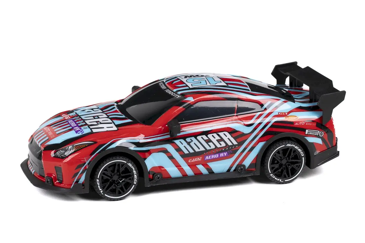 TEC-TOY Racer RC with Lights & Try Me 1:18 2.4GHz - Red/Blue