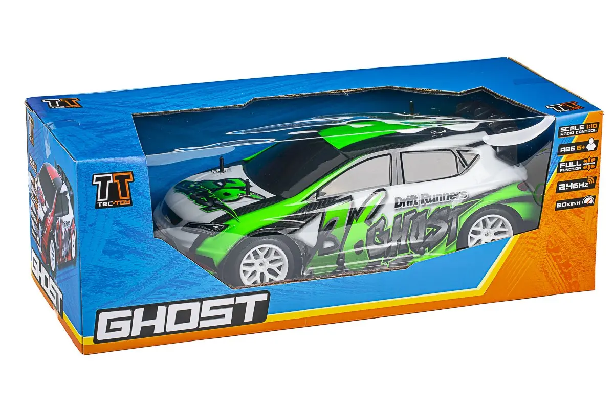 TEC-TOY Ghost RC 1:10 2.4GHz 7.2V 300mAh NiMH - Green