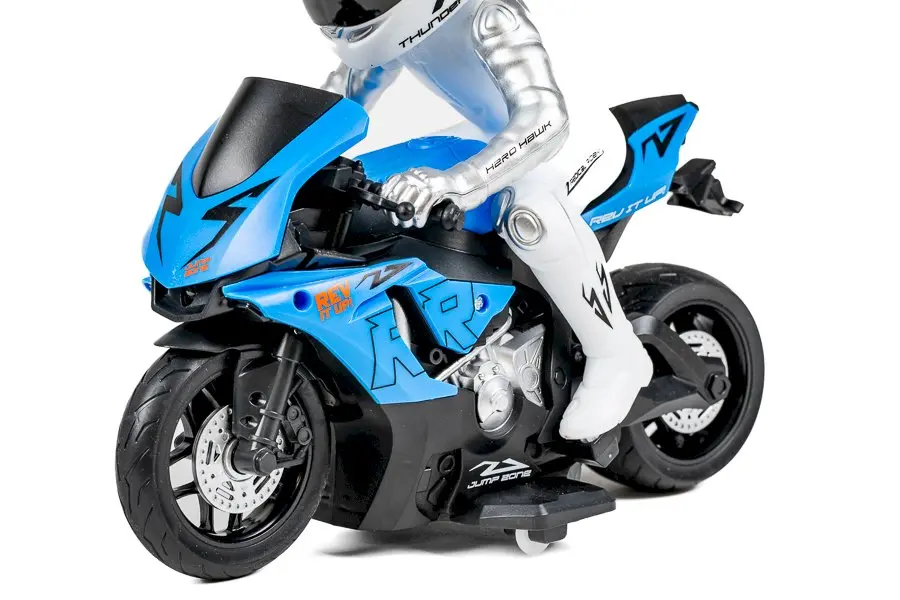 TEC-TOY Motorcycle T-R RC with Lights 1:10 2.4GHz 3.7V - Blue
