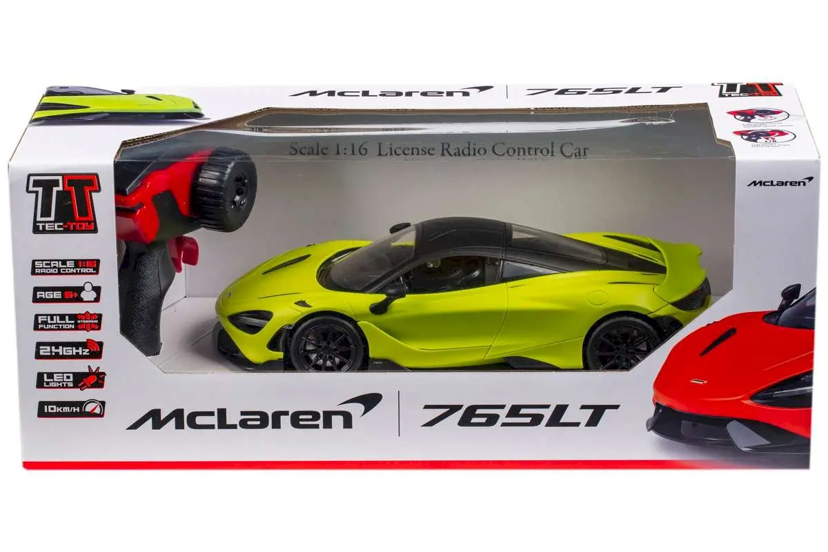 TEC-TOY McLaren 765LT RC 1:16 2.4GHz - Metallic Green