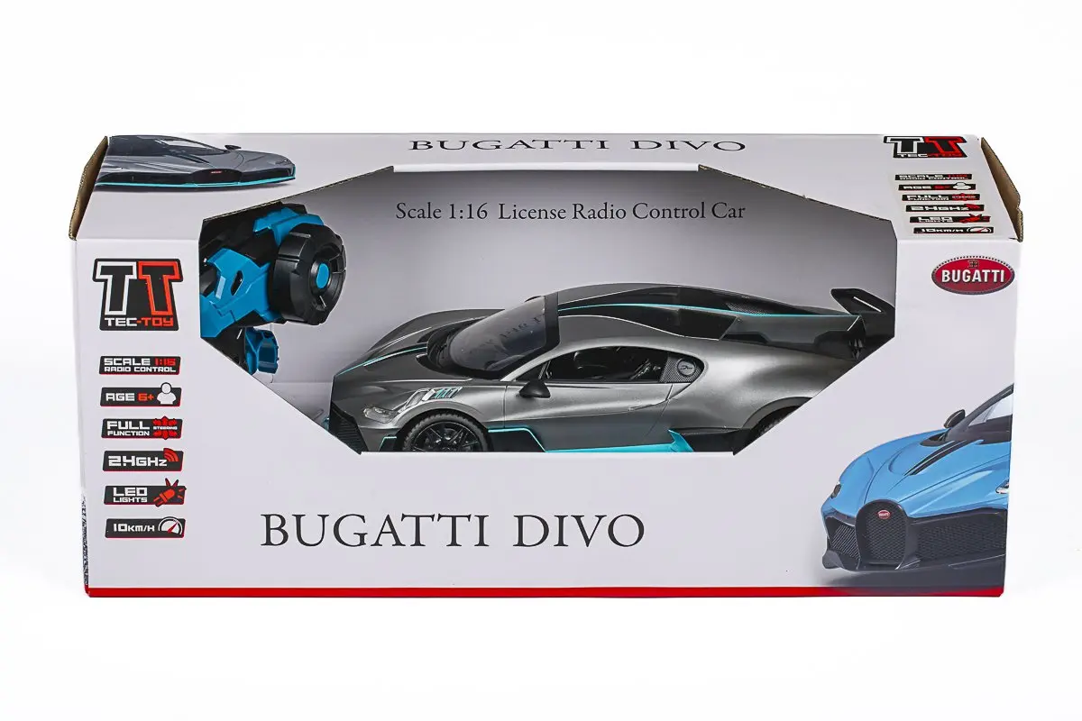 TEC-TOY Bugatti Divo RC 1:16 2.4GHz - Dark Grey