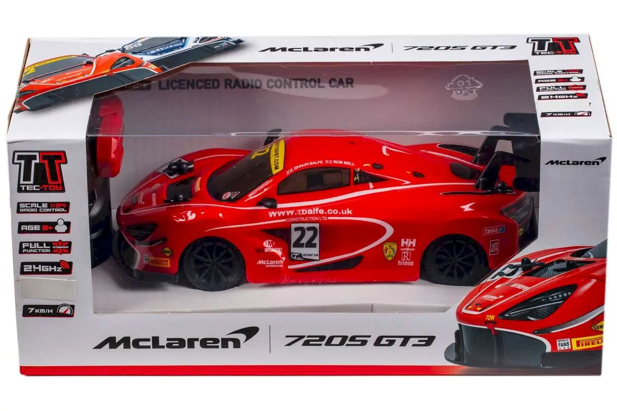 TEC-TOY McLaren 720S GT3 RC 1:24 2.4GHz - Red