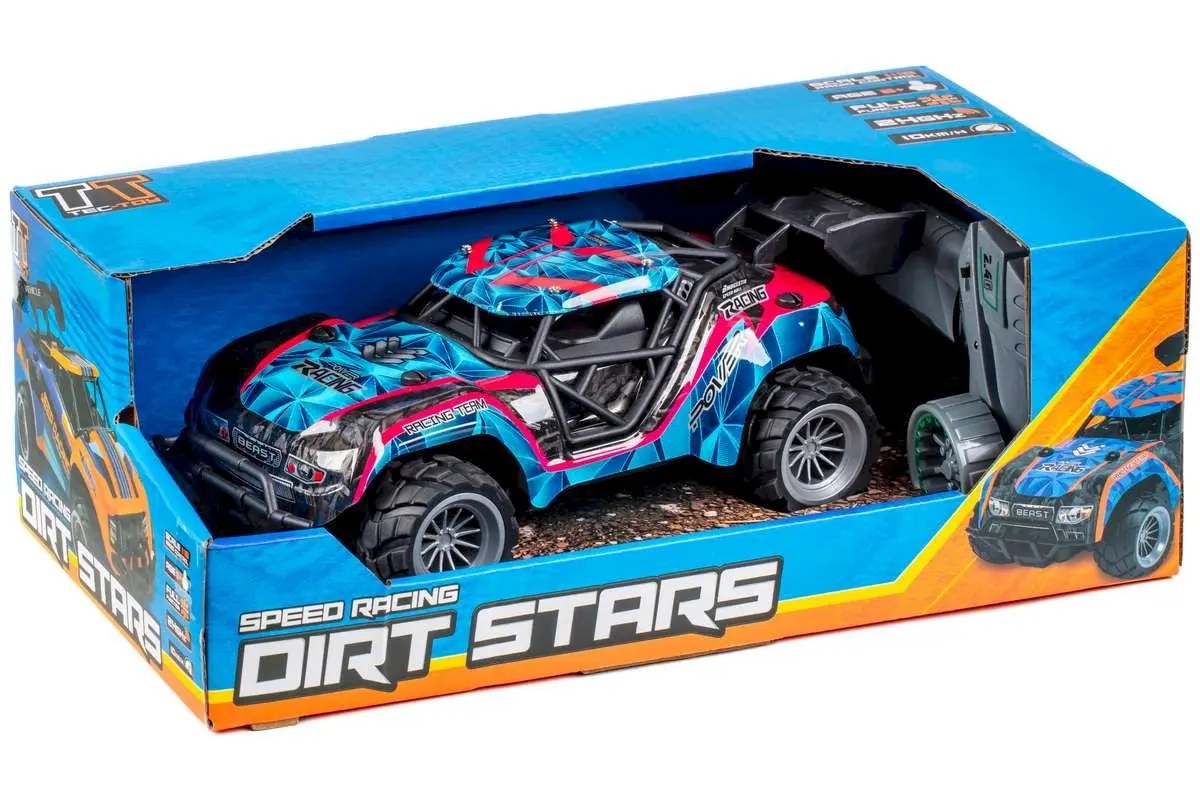 TEC-TOY Speed Racing RC 1:18 2.4GHz 3.7V Li-Ion - Blue/Pink