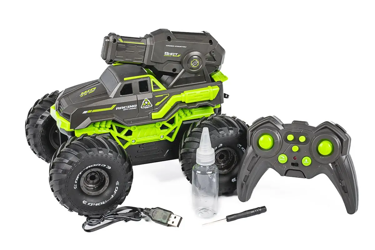 TEC-TOY Water Shooting RC Car 2.4GHz 7.4V 500mAh - Green