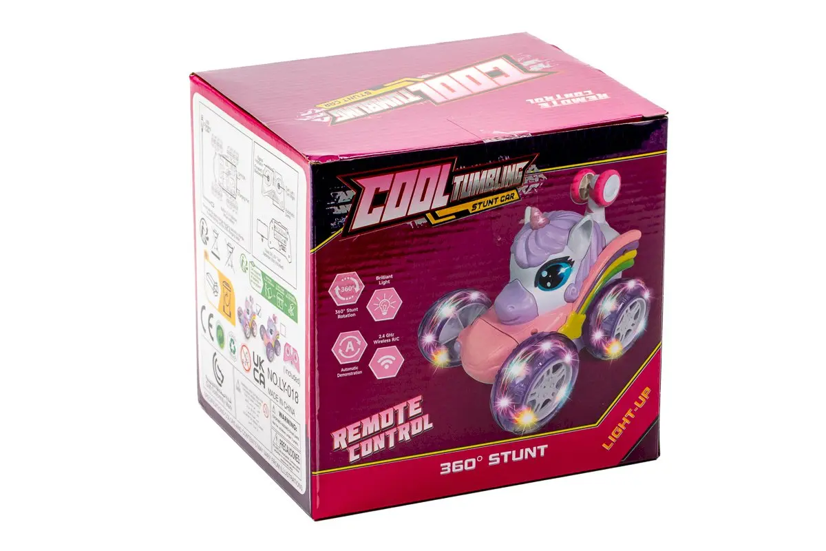 TEC-TOY Unicorn RC Car 2.4GHz 3.7V 500mAh with Lights - Pink