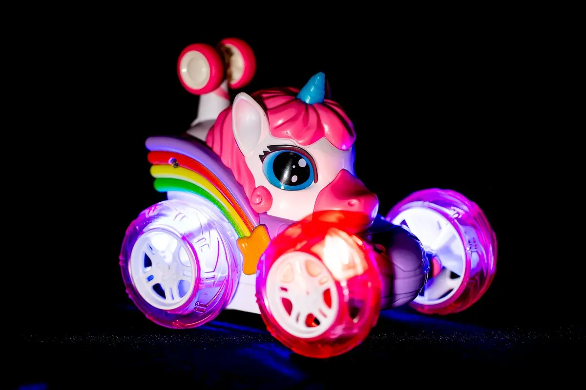 TEC-TOY Unicorn RC Car 2.4GHz 3.7V 500mAh with Lights - Pink