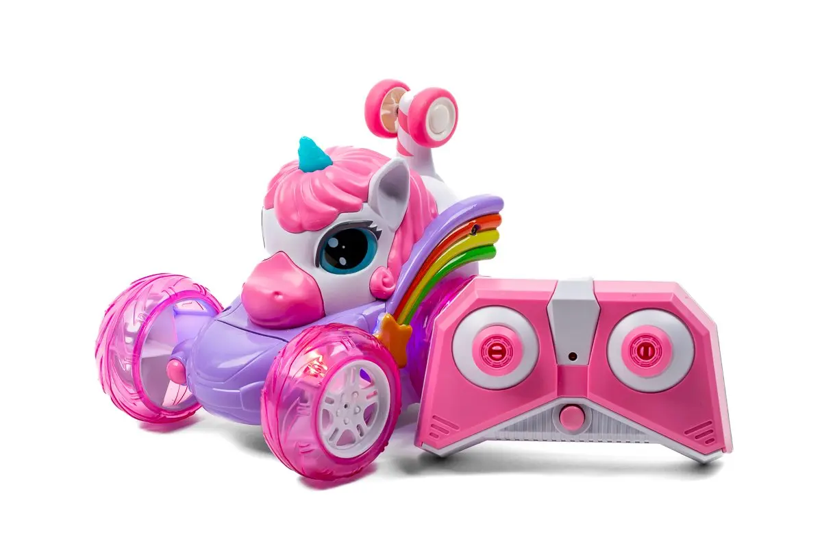 TEC-TOY Unicorn RC Car 2.4GHz 3.7V 500mAh with Lights - Pink