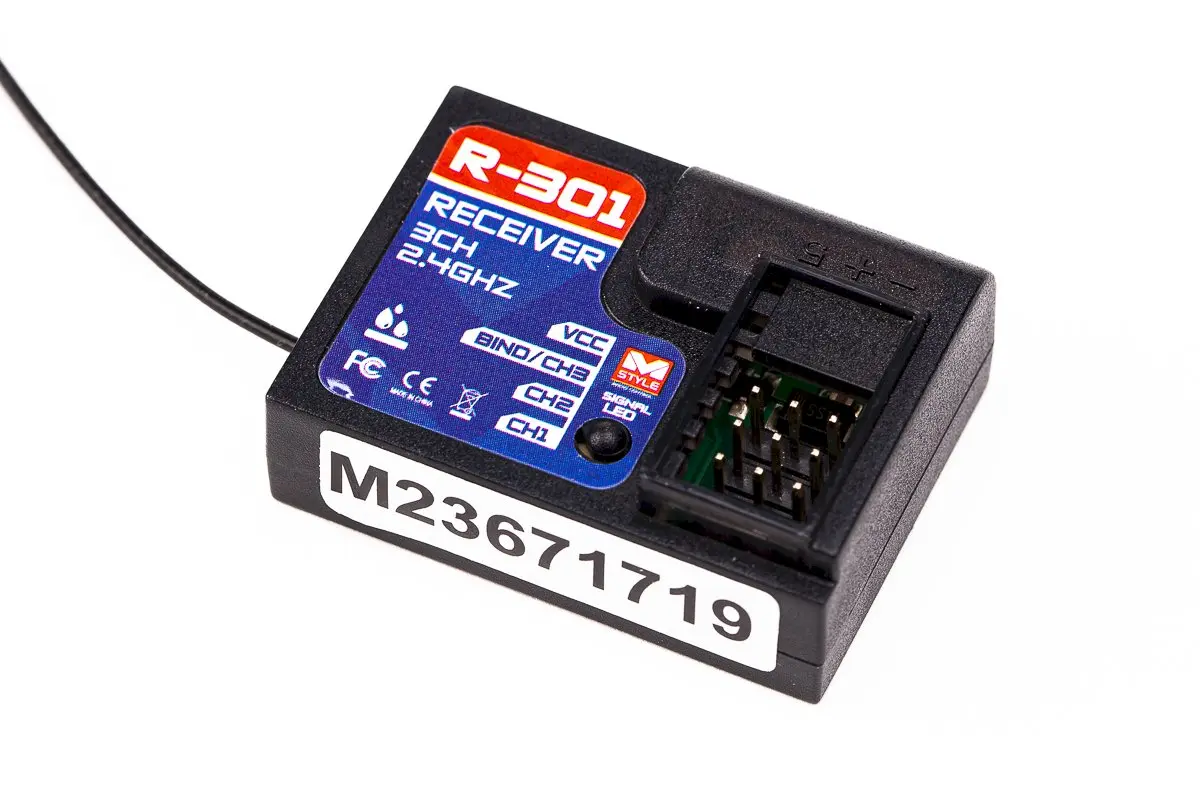 Mstyle Receiver R-301 3Ch 2.4GHz - Waterproof