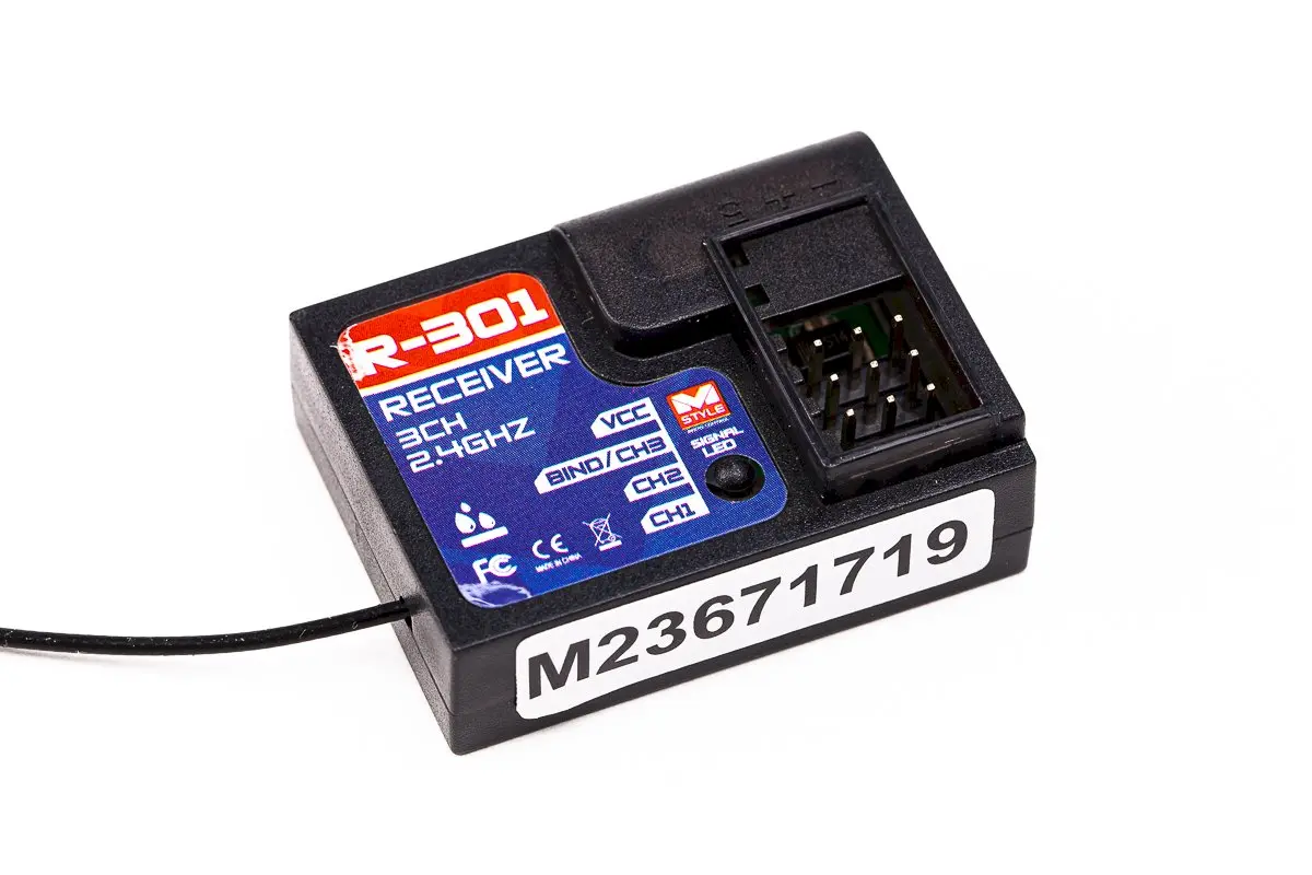 Mstyle Receiver R-301 3Ch 2.4GHz - Waterproof