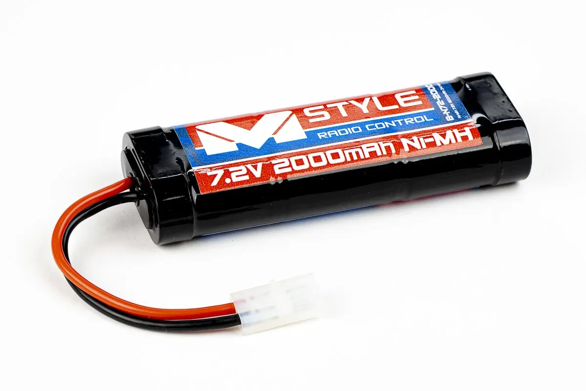 Mstyle 7.2V 2000mAh NiMh Stick Pack, w/ Tamiya Plug
