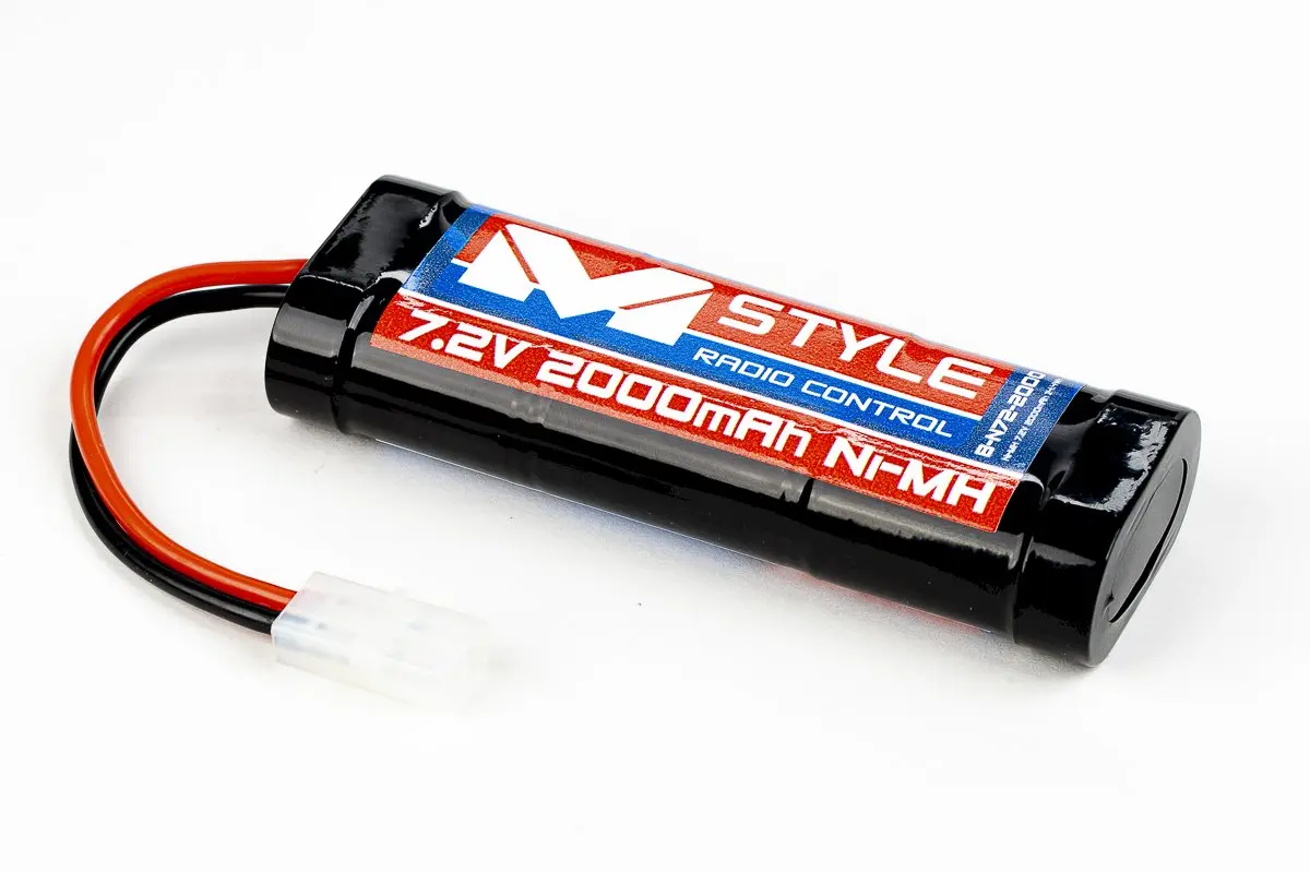Mstyle 7.2V 2000mAh NiMh Stick Pack, w/ Tamiya Plug