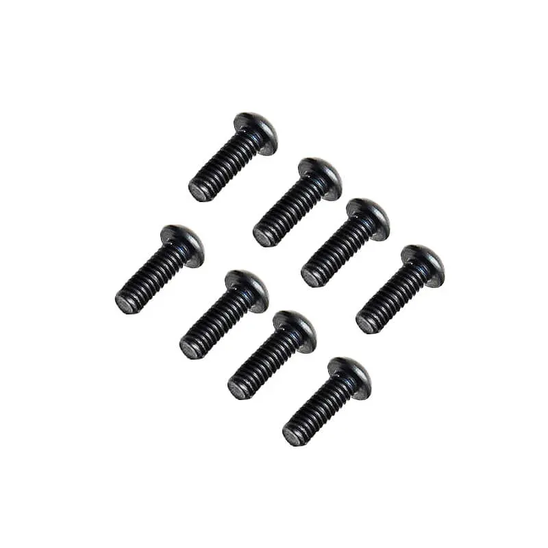 FTX Button Head Hex Screw M2.5 x 8mm (8pc)