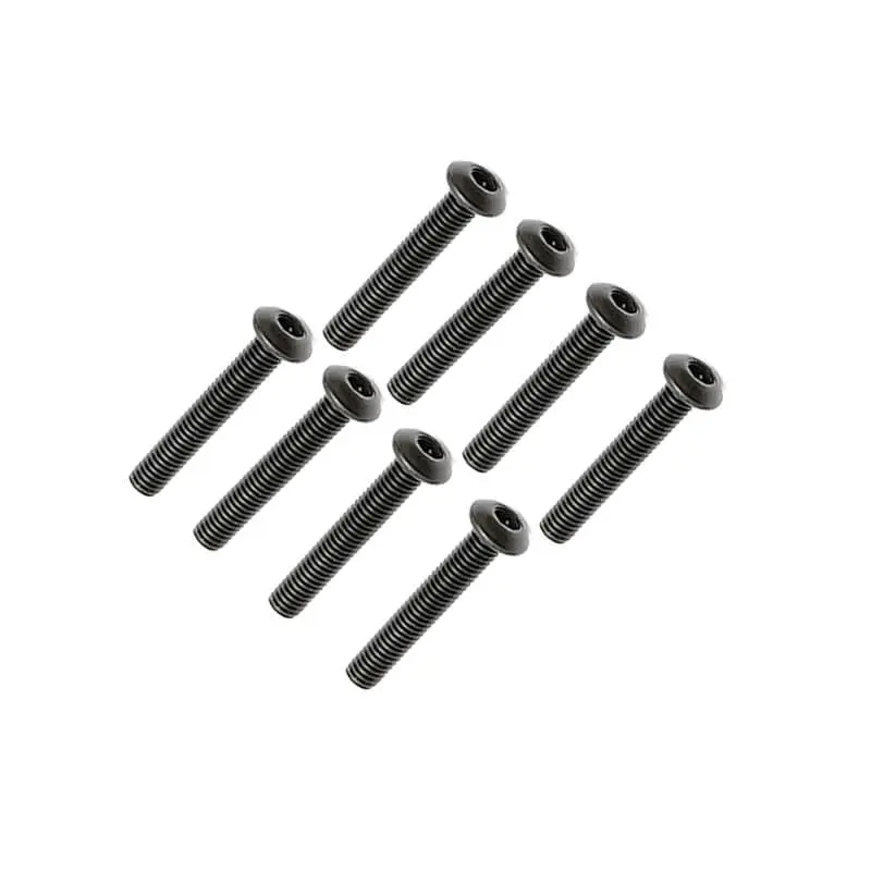 FTX Button Head Hex Screw M3 x 20mm (8pc)