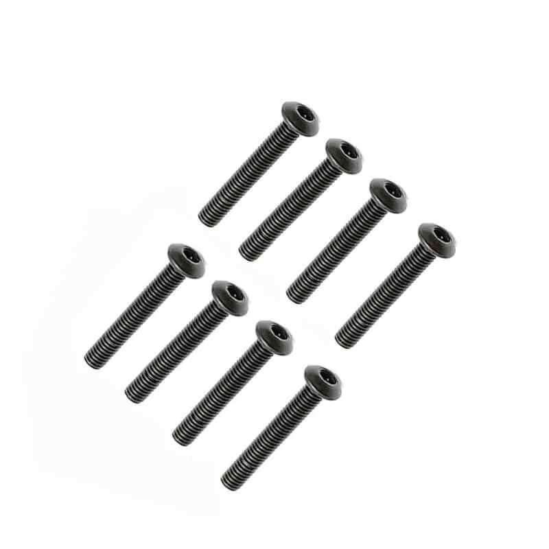 FTX Button Head Hex Screw M3 x 25mm (8pc)