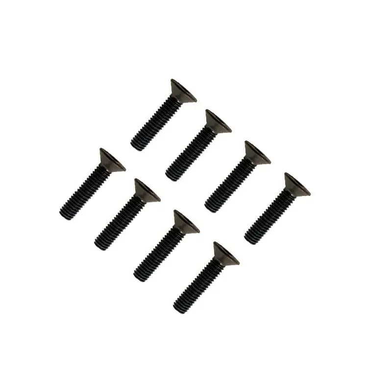 FTX Flat Head Hex Screw M4 x 22mm (8pc)