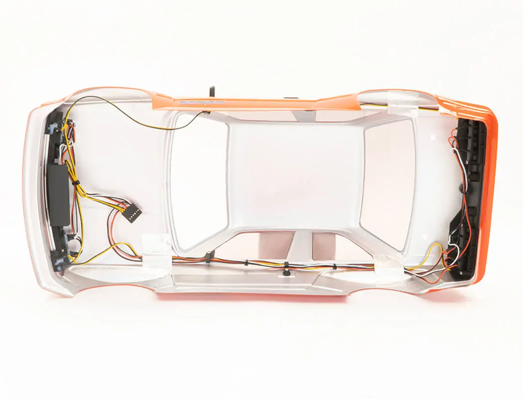 FTX EVO30 Complete Bodyshell with Light – Red