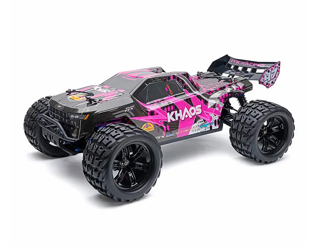 FTX Khaos 1/10 Brushless 4WD Truggy RTR with 3S LiPo & Charger – Purple