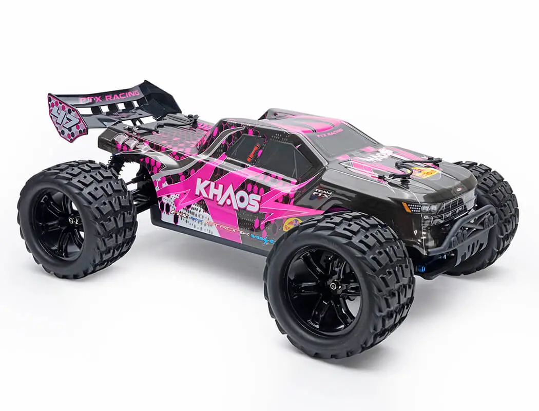 FTX Khaos 1/10 Brushless 4WD Truggy RTR with 3S LiPo & Charger – Purple