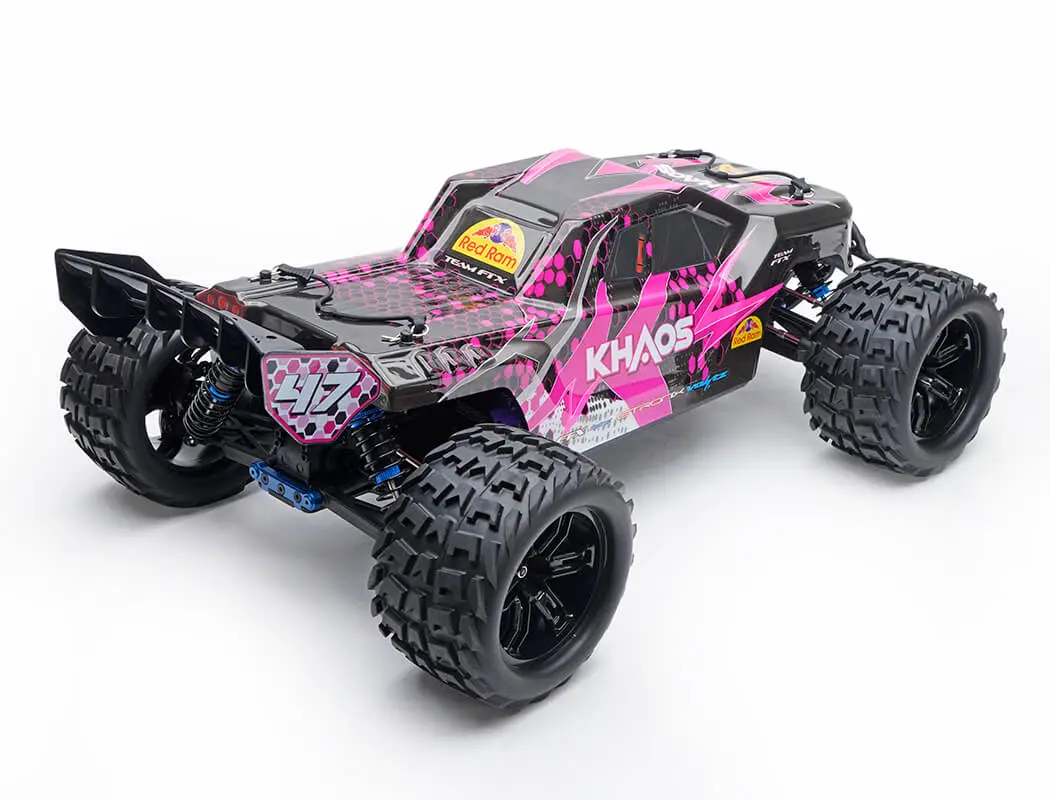FTX Khaos 1/10 Brushless 4WD Truggy RTR with 3S LiPo & Charger – Purple