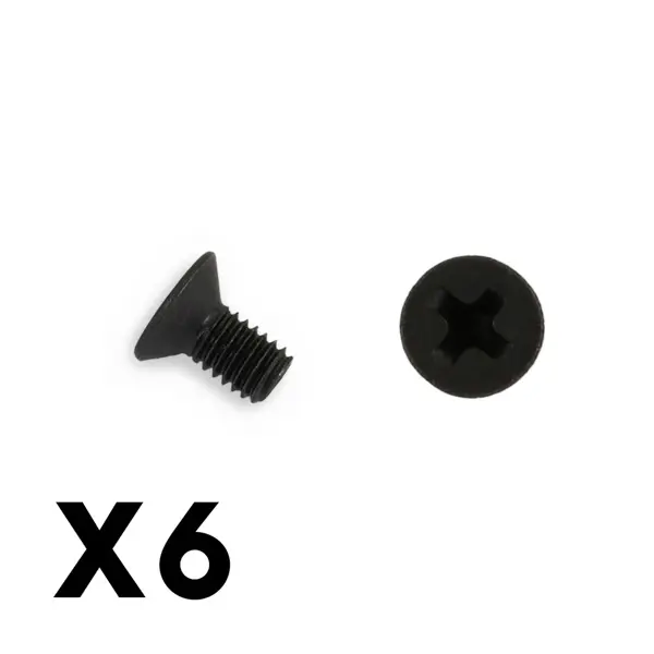 FTX Flat Head Hex 6pcsm3*6 Screws