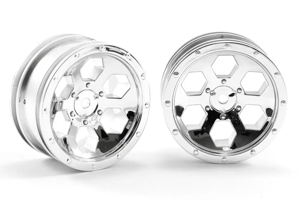 FTX Outback 6HEX Wheel (2) – Chrome