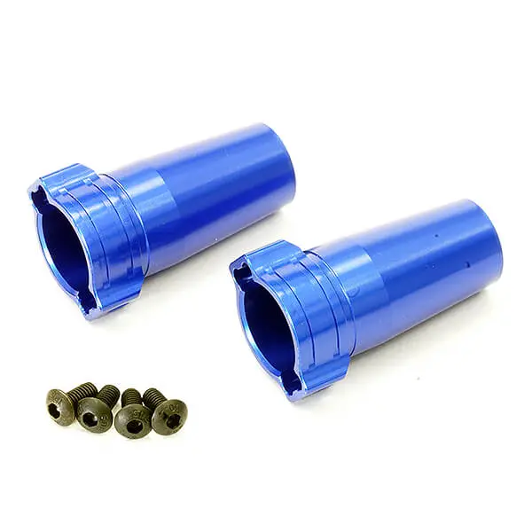 FTX Mauler Aluminium Rear Axle Lock Out (2pcs) – Blue