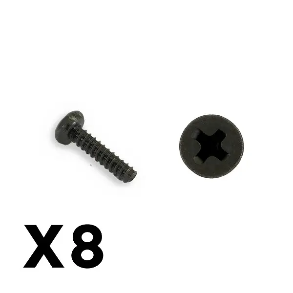 FTX Outback Mini 3.0 Round Hea D Self Tapping Screw 1.7x7 (8p)
