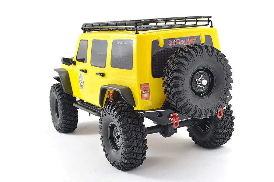 FTX Outback Fury/Hi-Rock Alloy Rear Bumper/ Spare Tyre Mount