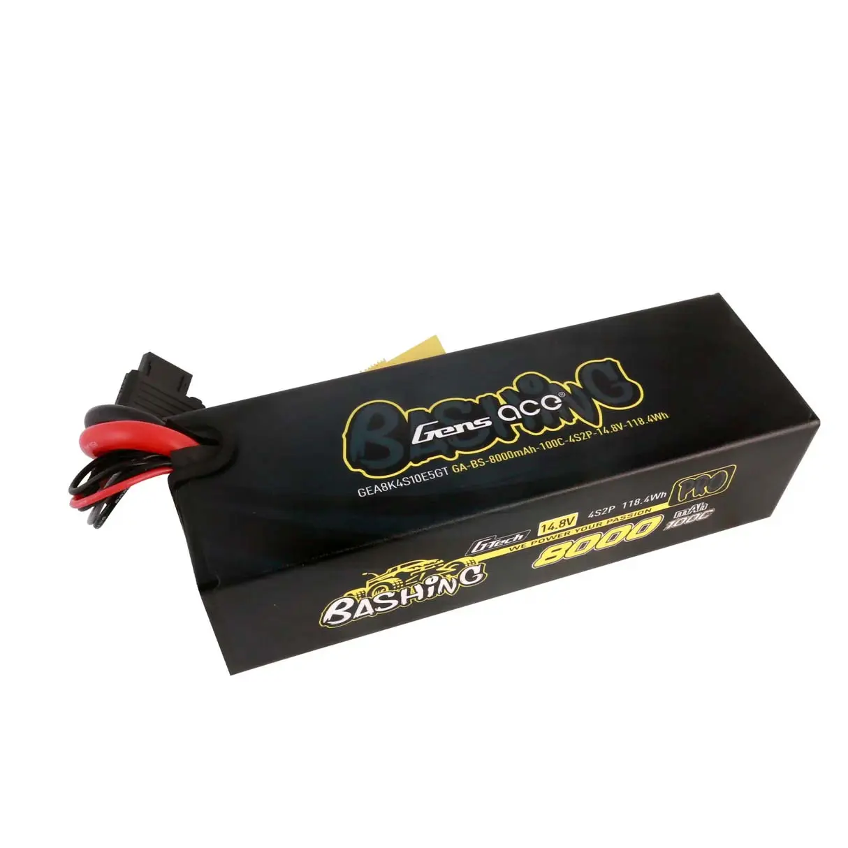 Gens Ace Extreme LiPo 4S 14.8V 8000mAh 100C EC5 157x53x42mm 760g G-Tech