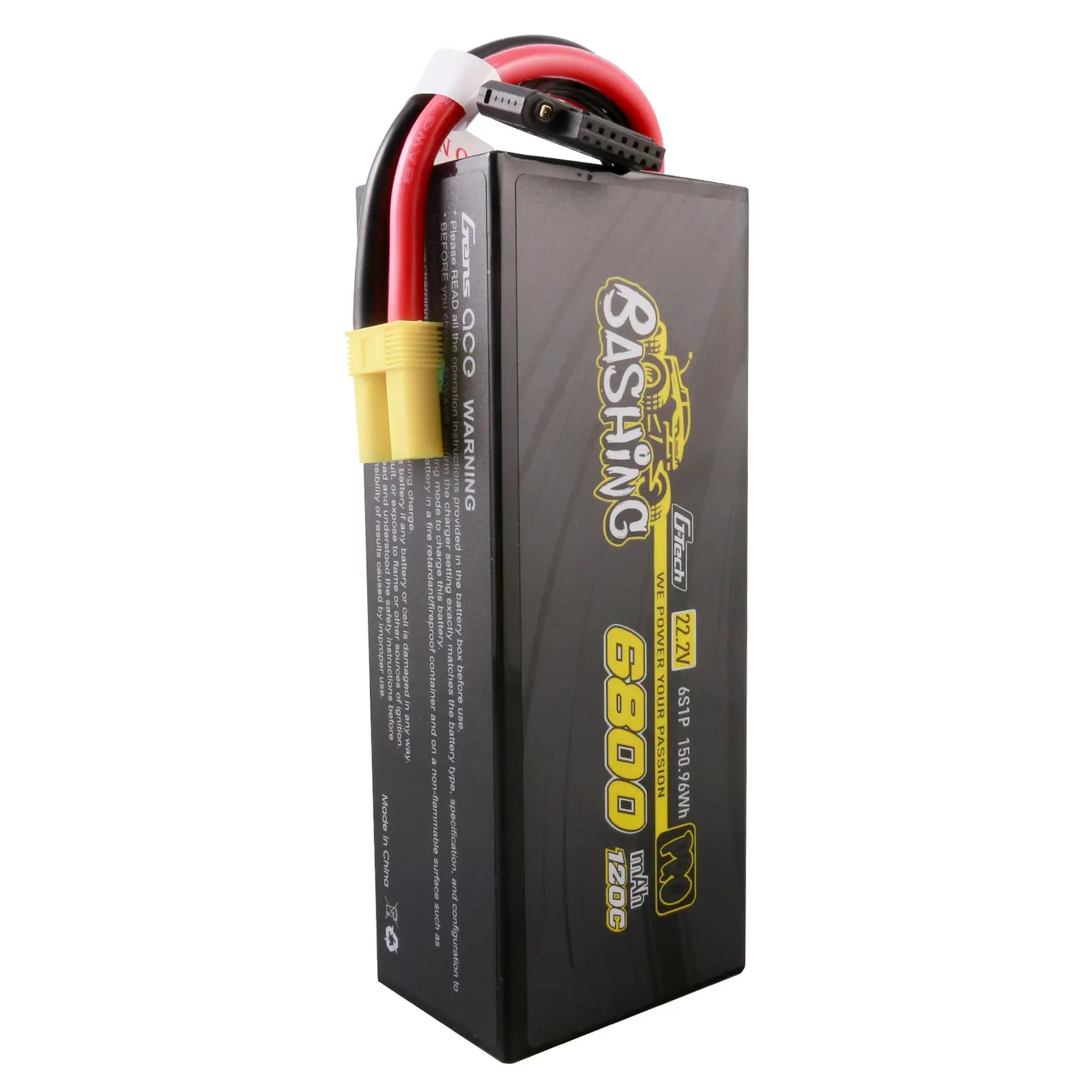 Gens Ace Extreme LiPo 6S 22.2V 6800mAh 120C EC5 159x47x61mm 915g G-Tech