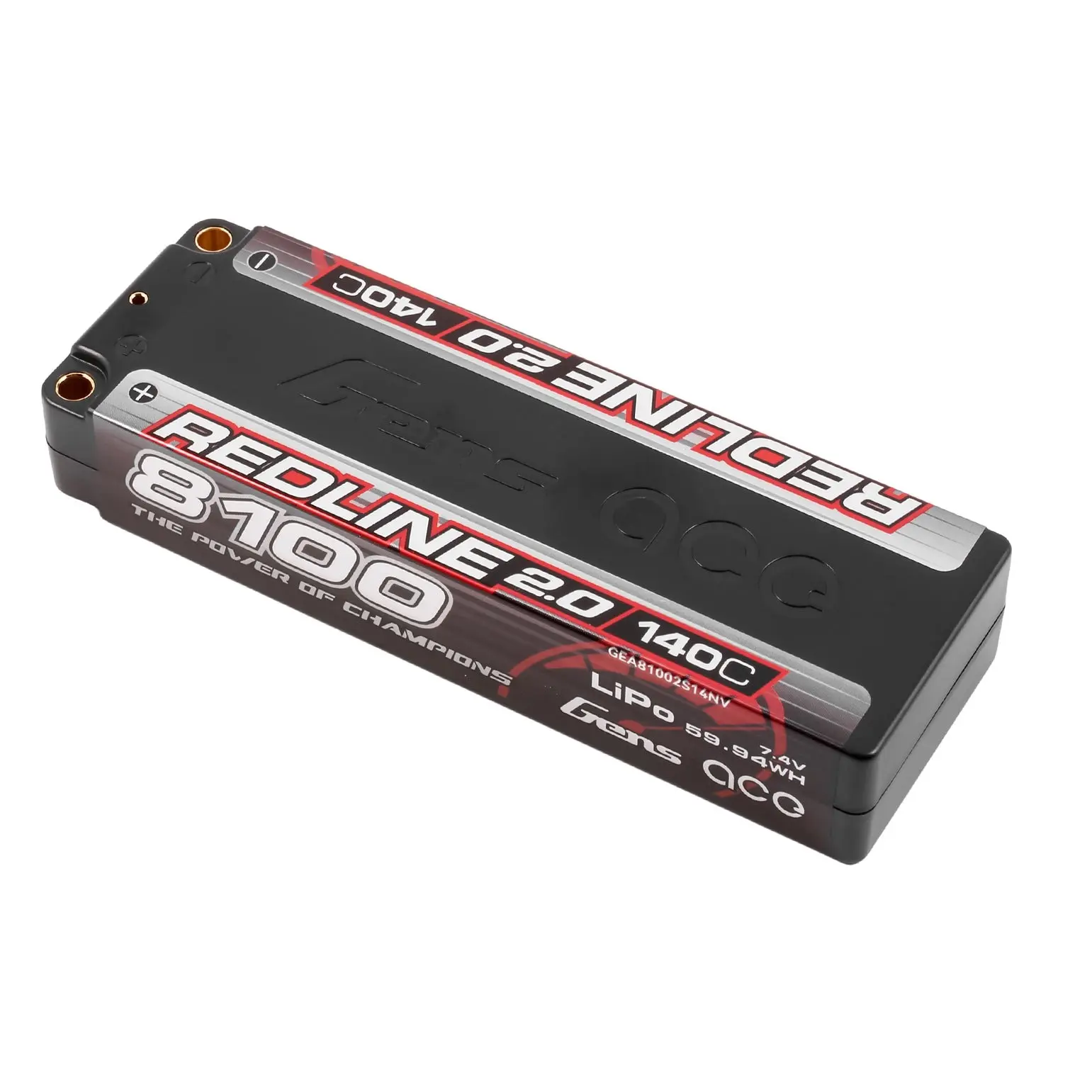 Gens Ace Redline 2.0 2S 7.4V 8100mAh 140C 138x46.5x25mm 320g