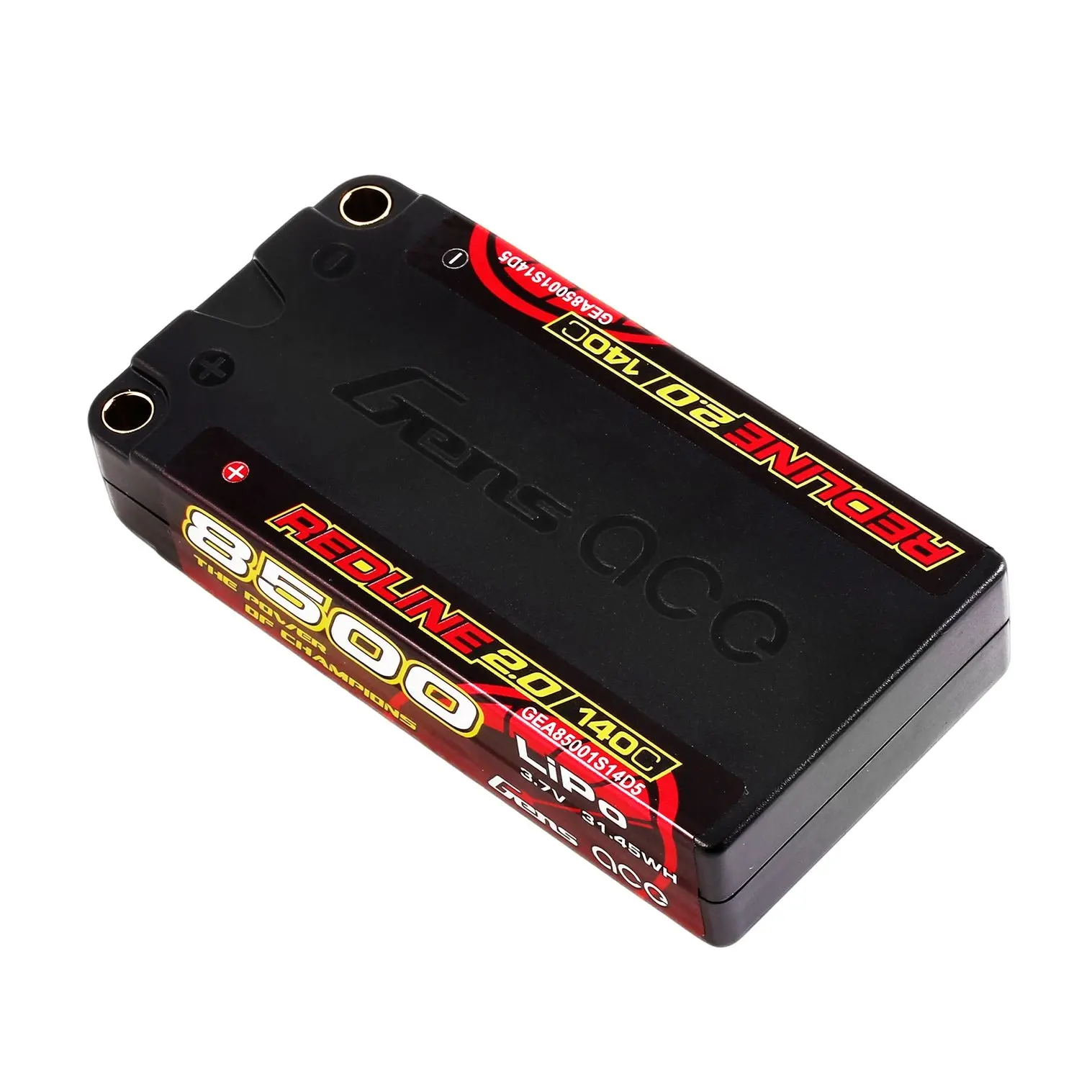 Gens Ace Redline 2.0 1S 3.7V 8500mAh 140C 93x47x18.5mm 160g