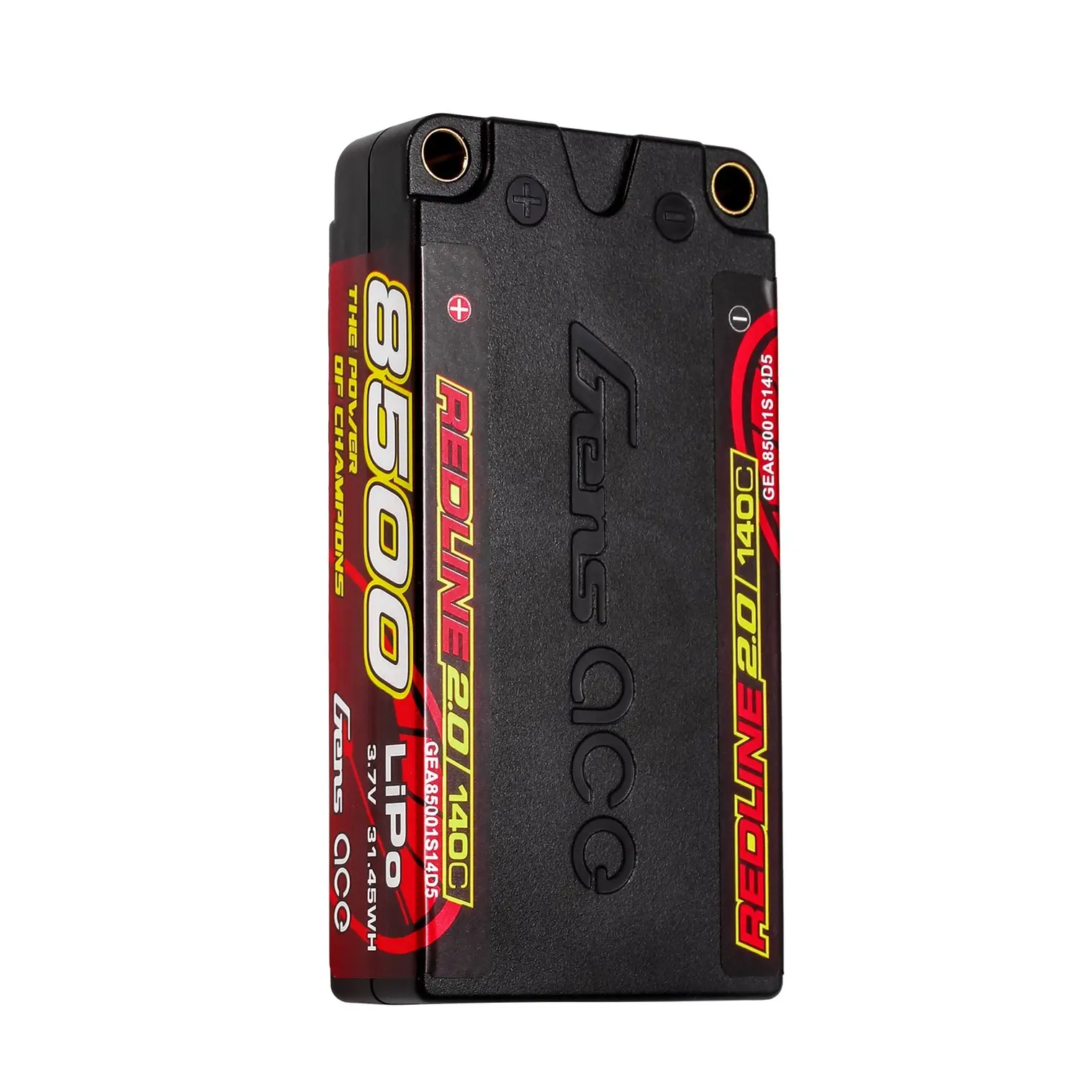 Gens Ace Redline 2.0 1S 3.7V 8500mAh 140C 93x47x18.5mm 160g