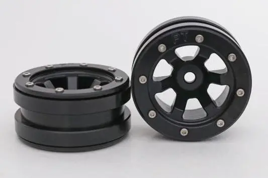 Absima RC Crawler wheels Beadlock Wheels PT- Claw Black/Black 1.9 (2 pcs)