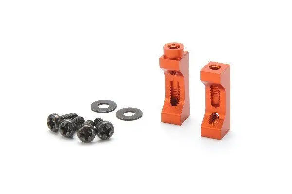 HPI Racing Aluminium Servo Mount Set (Orange)