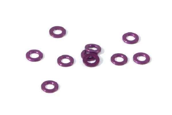 HPI Racing Aluminium Washer 3 X 6 X 0.75Mm (Purple/10 Pcs)