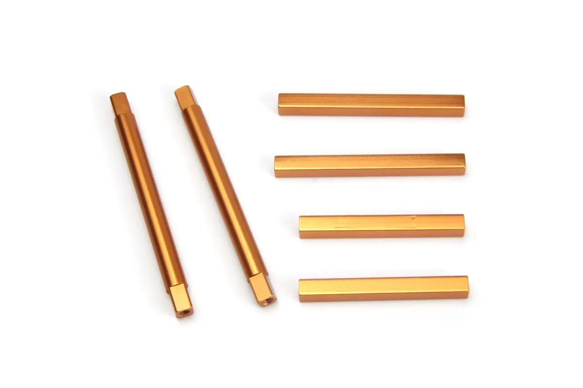 HPI Racing Aluminum Chassis Brace Set (Orange)