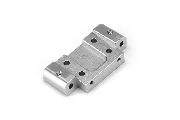 HPI Racing Aluminum Front Suspension Arm Mount (5 Deg/Silver)