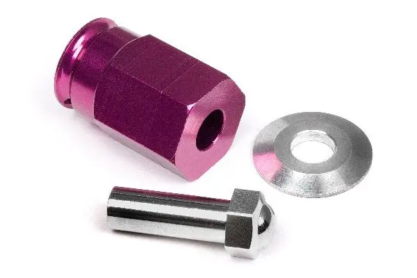 HPI Racing Aluminum Wide Hex Hub 12Mm (24Mm Wide/Purple)
