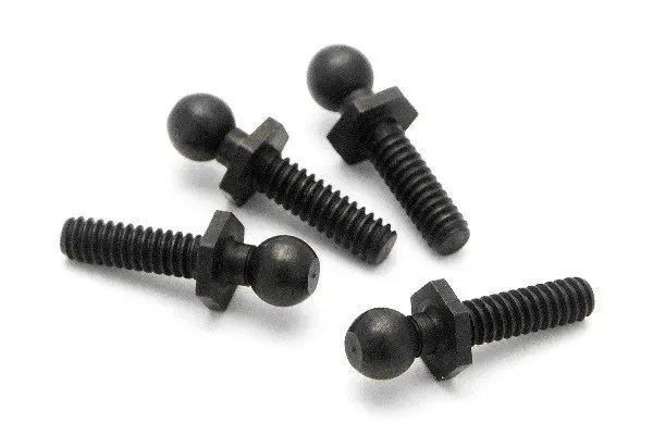 HPI Racing Ball 4.3X20Mm (4-40/Black/4Pcs)