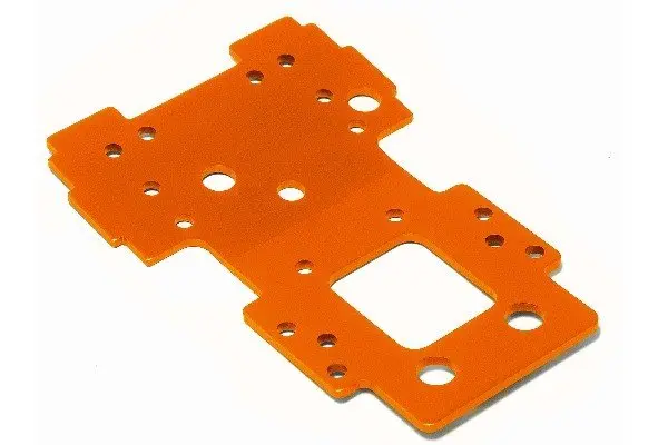 HPI Racing Bulkhead Lower Plate 2.5Mm (Orange)
