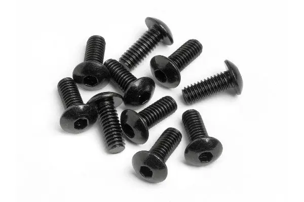HPI Racing Button Head Screw M4X10Mm (Hex Socket/10Pcs)