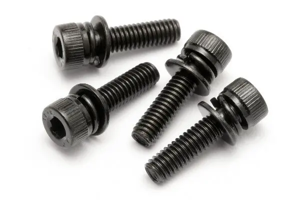 HPI Racing Cap Head Screw M4X15Mm With Washer (4Pcs)