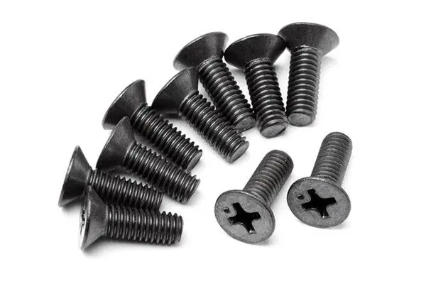 HPI Racing Flat Head Screw M4X12Mm (6Pcs)