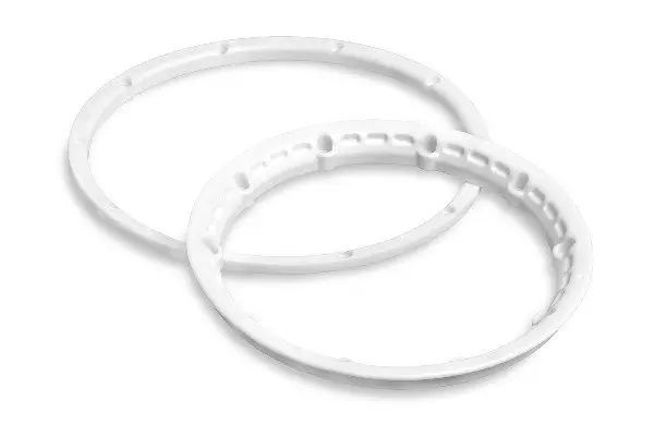 HPI Racing Heavy Duty Wheel Bead Lock Rings White/for 2 WHL